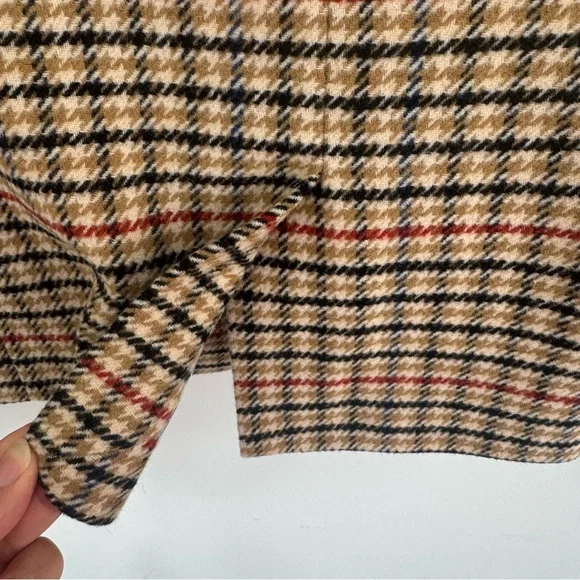 J.Crew Herringbone Wool Blend Schoolboy Blazer Size 4 Classic Tailored Jacket - Picture 8 of 14